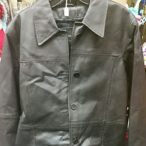 Seventh Ave. Leather Coat